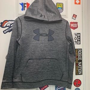 Under Armour gray logo hoodie